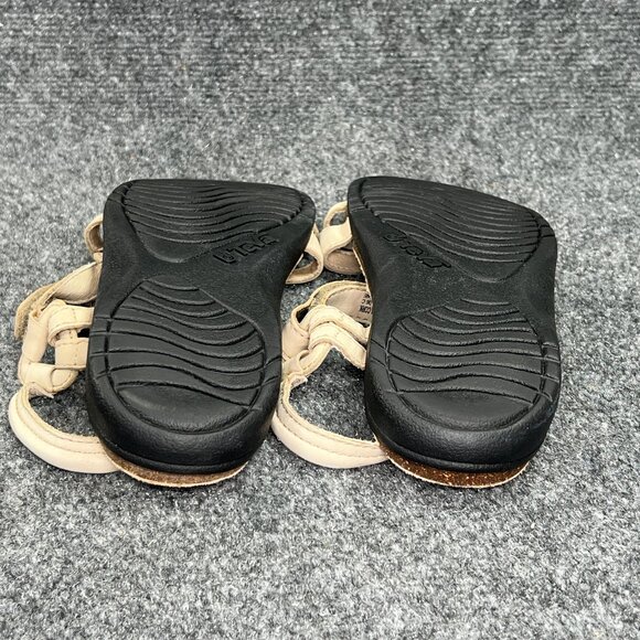 Teva Ventura‎ Cork sandals Women's Size 8.5 Cream Leather Athletic Comfort Beach - Picture 12 of 13